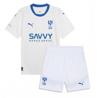 Camiseta Al-Hilal Segunda Equipación Replica 2024-25 para niños mangas cortas (+ Pantalones cortos)